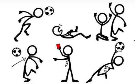 吃瓜火柴人怎么画,绘制趣味吃瓜火柴人的步骤解析